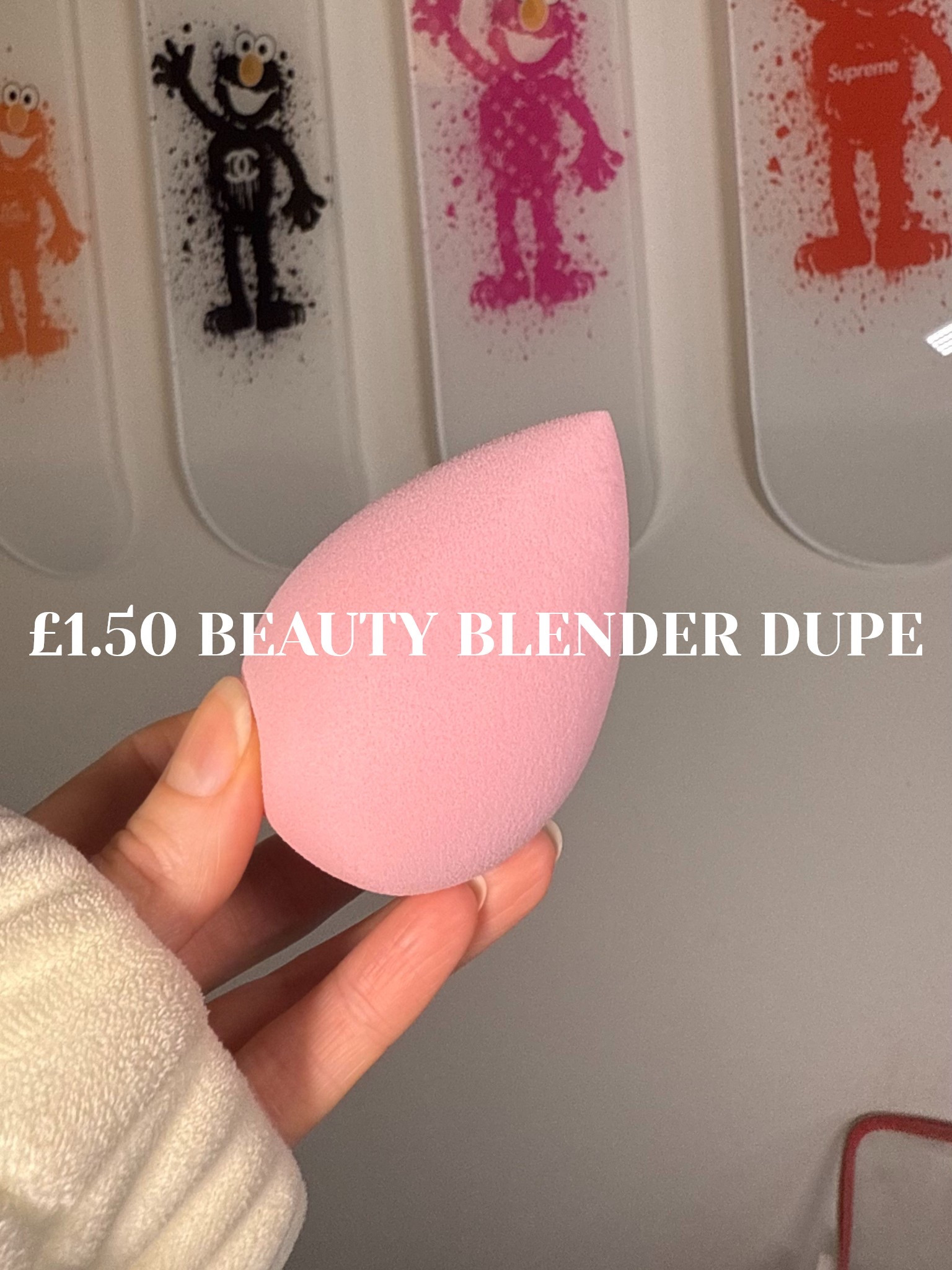 Ive found a beauty blender dupe for just £1.50 which is £16 cheaper than the original! I know i have always said i don't think the actual Beauty Blender can be matched in terms of how makeup looks and lasts when using it, ive tried lots over the years and they haven't matched up but i saw this one in store and thought the texture of it looked exactly the same so tried it on the off chance. I've been using it for the past couple of weeks and wow, it gives the exact same finish. It feels the same, expands the same when wet and cleans really easily. I also noticed there is a 3 for 2 deal at the moment so you can stock up and get 1 free! 
