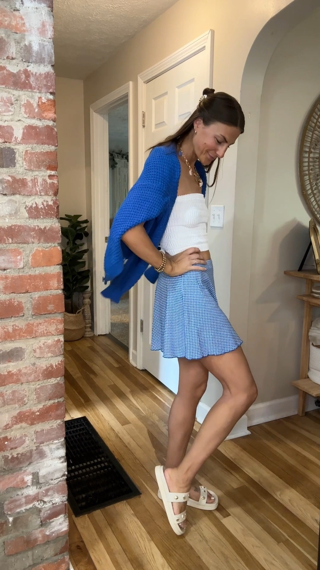 The perfect summer outfit and the skirt has shorts! 

Wearing a small in everything and love the versatility of these pieces  

#LTKSaleAlert #LTKStyleTip #LTKFindsUnder50