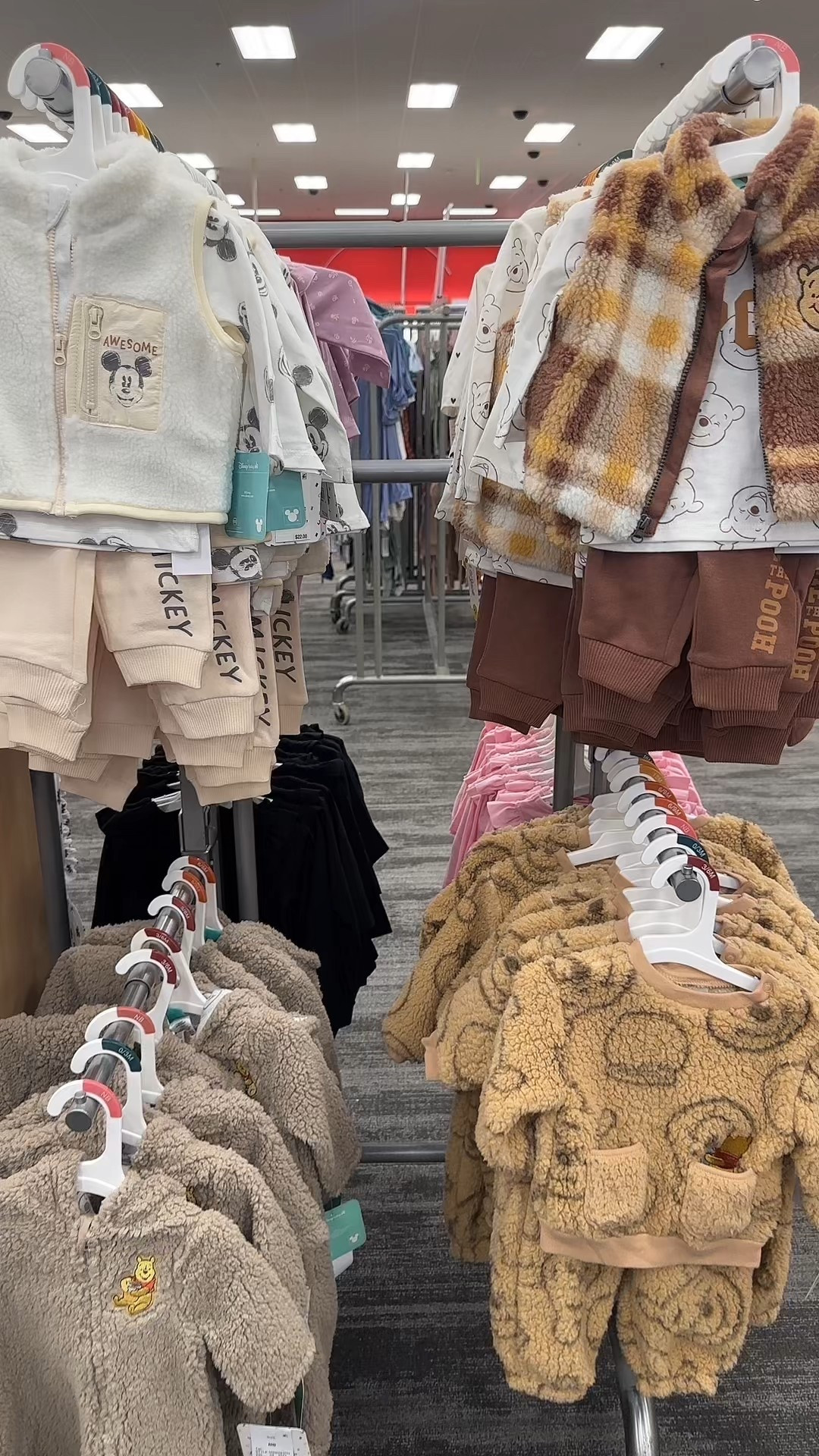 MOMS! Checkout these adorable new baby outfits at Target! #trendybaby #babyfashion #babyfinds #babymusthaves #babyfalloutfits #disneymom #disneyoutfits #disney #targethaul 