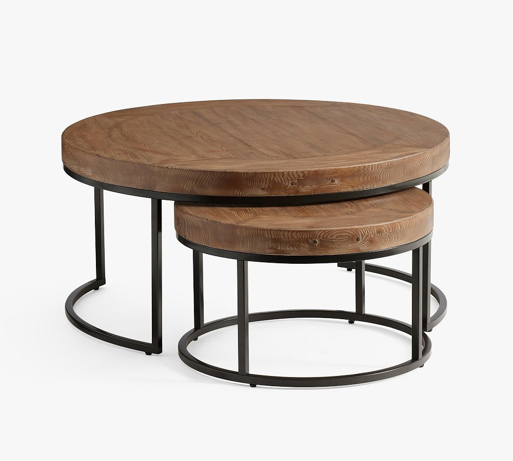 Malcolm Round Nesting Coffee Tables | Pottery Barn (US)