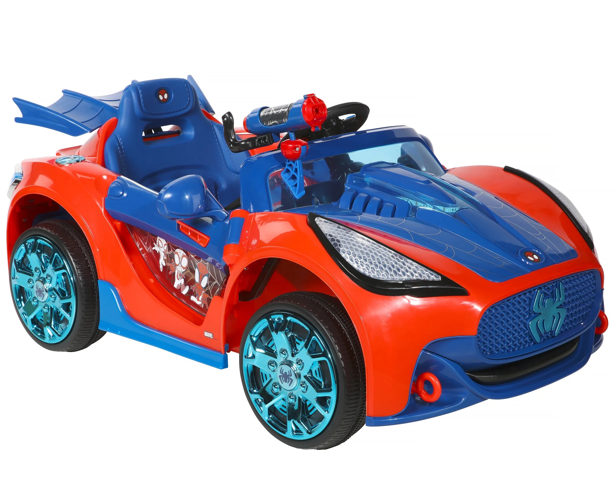 Spider-Man Super Car 6 Volt with Lights and Sounds, by Dynacraft - Walmart.com | Walmart (US)