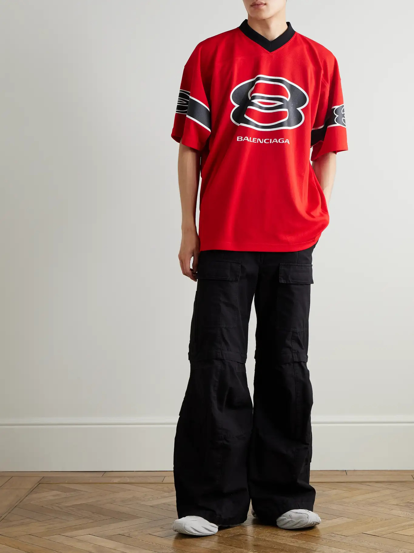 American Football Oversized Printed Piqu\u00e9 T-Shirt | Mr Porter (US & CA)