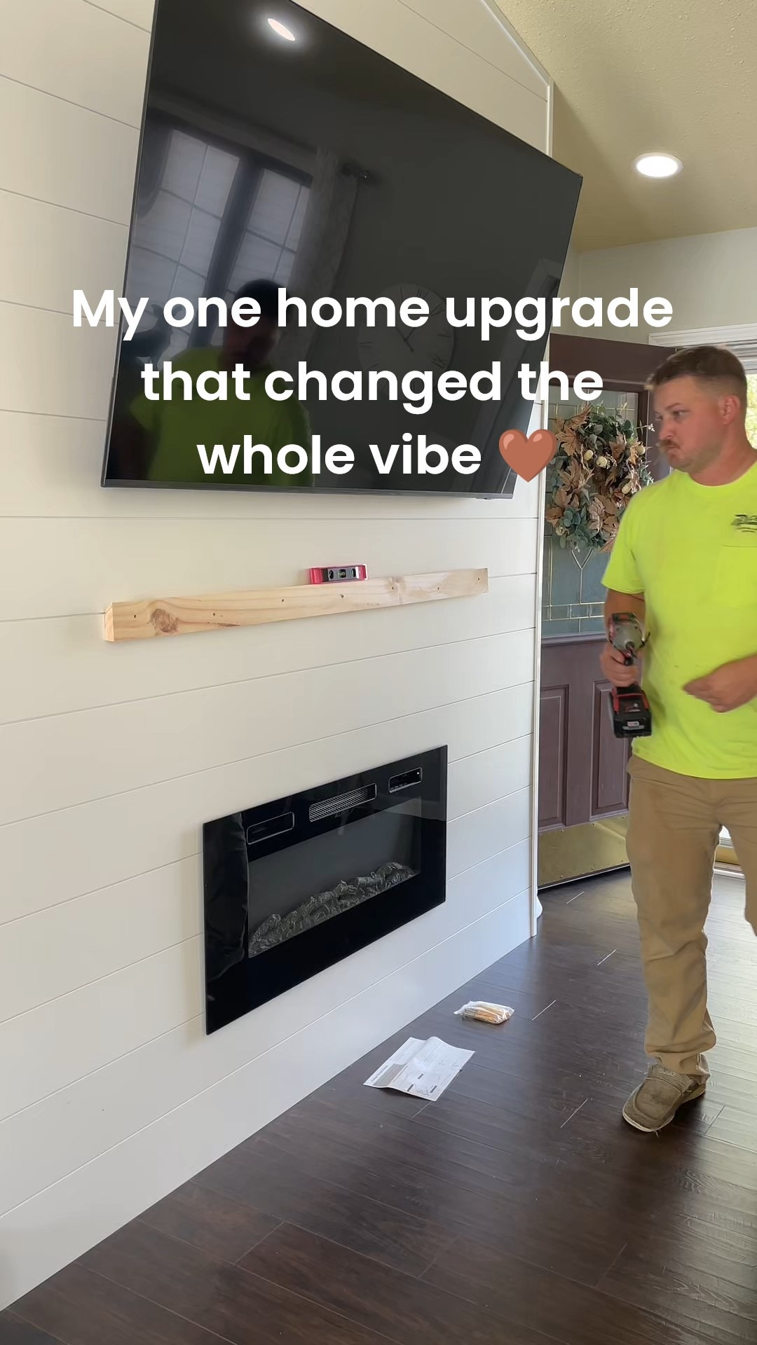 Transform your living room with this handcrafted floating fireplace mantel shelf — the perfect blend of modern farmhouse and cozy home decor. 🕯️ This solid wood floating mantle adds warmth, character, and a clean, minimalist look to any space. It’s easy to install and ideal for styling with candles, vases, or seasonal decorations. Whether you’re creating a cozy corner or completing your fireplace makeover, this mantle is a must-have for that inviting, designer-inspired look. 🤎✨

#LTKSeasonal #LTKHome #LTKHoliday