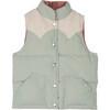 Frankie Vest, Light Sage Multi | Maisonette