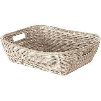 KOUBOO La Jolla Rattan Shelf Storage Basket,Towel Basket, Bathroom Basket, Home Storage, Bedroom ... | Amazon (US)