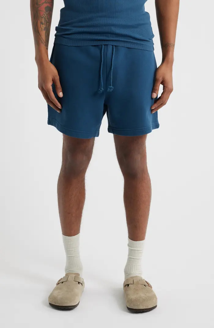 Elwood Core Organic Cotton Brushed Terry Sweat Shorts | Nordstrom | Nordstrom