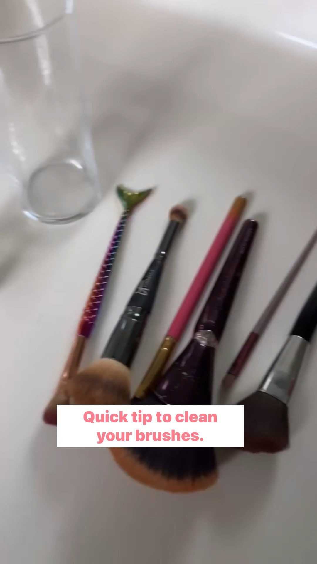 Cleaning Makes up brushes hack! 

#LTKVideo #LTKBeauty #LTKTravel
