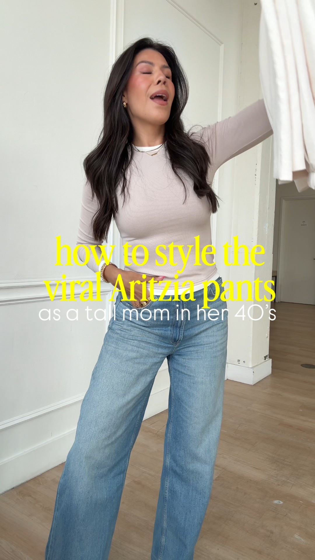 Size small in top, medium tall in pants 

#LTKgrwm #LTKmomlife #LTKootd