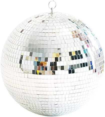 Youdepot 12 Inch Mirror Ball Hanging Disco Lighting Ball for DJ Club Stage Bar Party Wedding Holi... | Amazon (US)