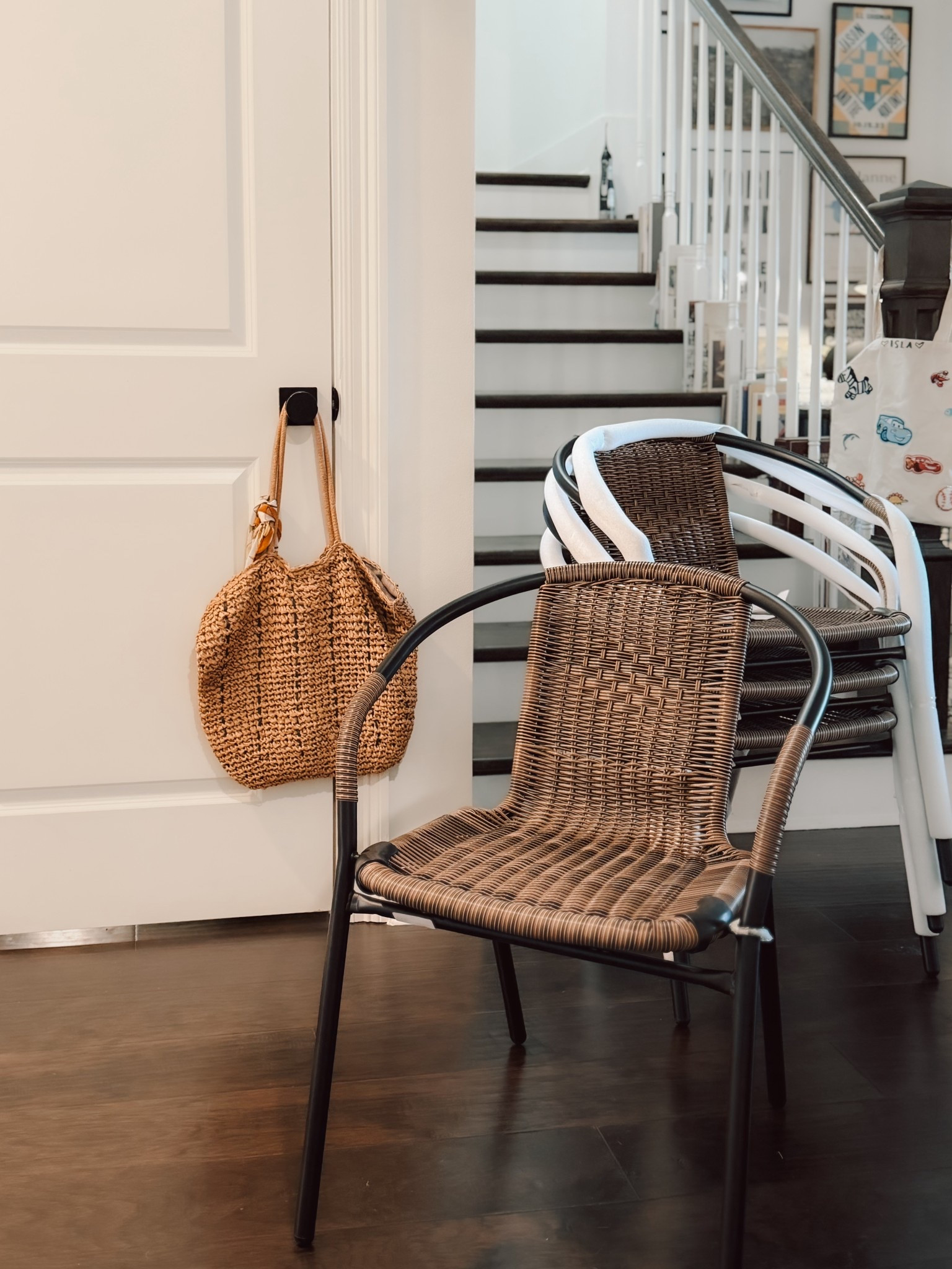Ya know why I love these outdoor chairs? Because they last and can withstand the Louisiana humidity? Yes. But mainly, ZERO assembly required.