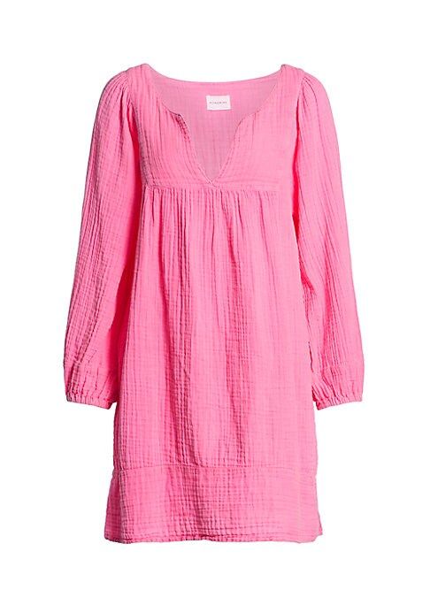 Honorine Women's Talita Shift Mini Dress - Neon Pink - Size XS | Saks Fifth Avenue