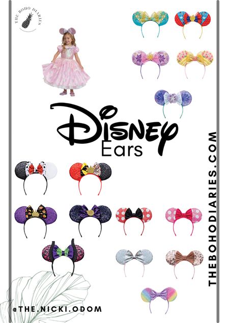 These Disney Ears are adorable! Disney Princesses and Disney Villians, and pretty Minnie Mouse ears all in value packs! I just got mine for our Disney vacation coming up! Perfect for Disney Halloween costumes too. #Disney #DisneyEars #DisneyVacation #DisneyTravel #DisneyExperience 

#LTKfamily #LTKkids #LTKtravel
