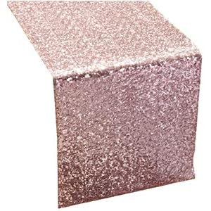 Sequin Table Runners ROSE GOLD- 12 X 108 Inch Glitter ROSE GOLD Table Runner-ROSE GOLD Party Supplie | Amazon (US)