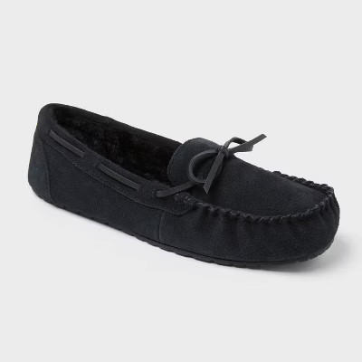 Women's Bria Moccasin Slipper - Auden™ Black 12 | Target