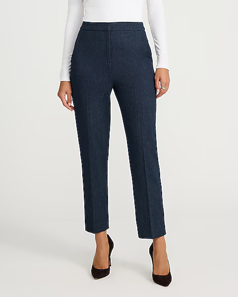 Editor Super High Waisted Straight Ankle Pant | Express