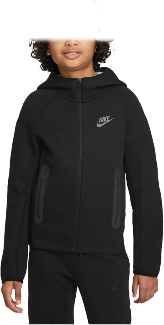 Nike Boy's NSW Tech Fleece Full Zip Hoodie (Little Kids/Big Kids) | Amazon (US)