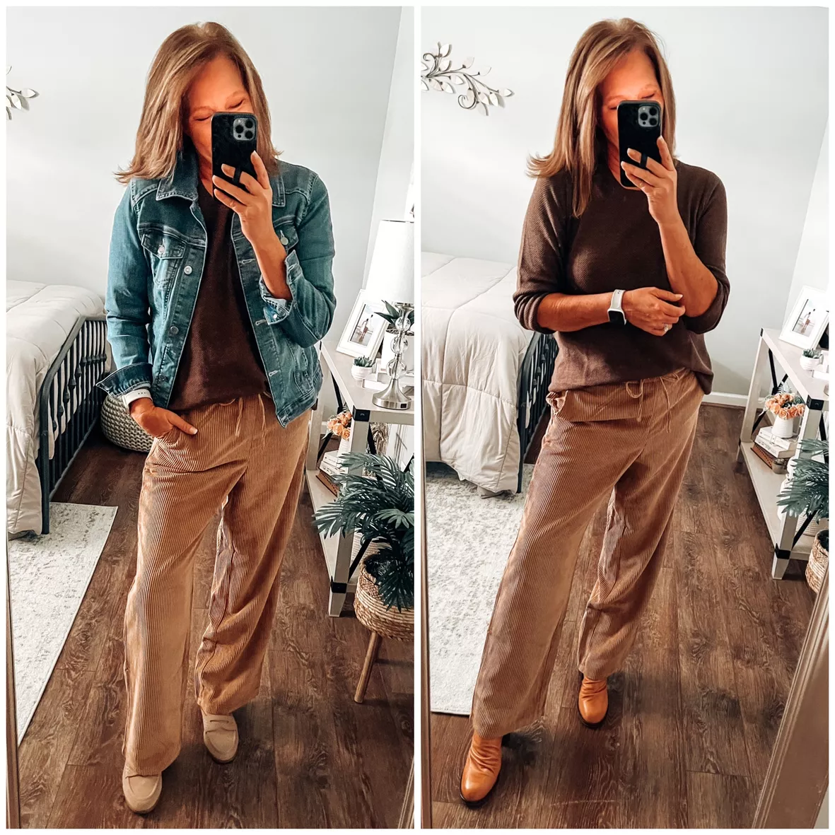 Mid Rise Easy Wide-Leg Corduroy … curated on LTK