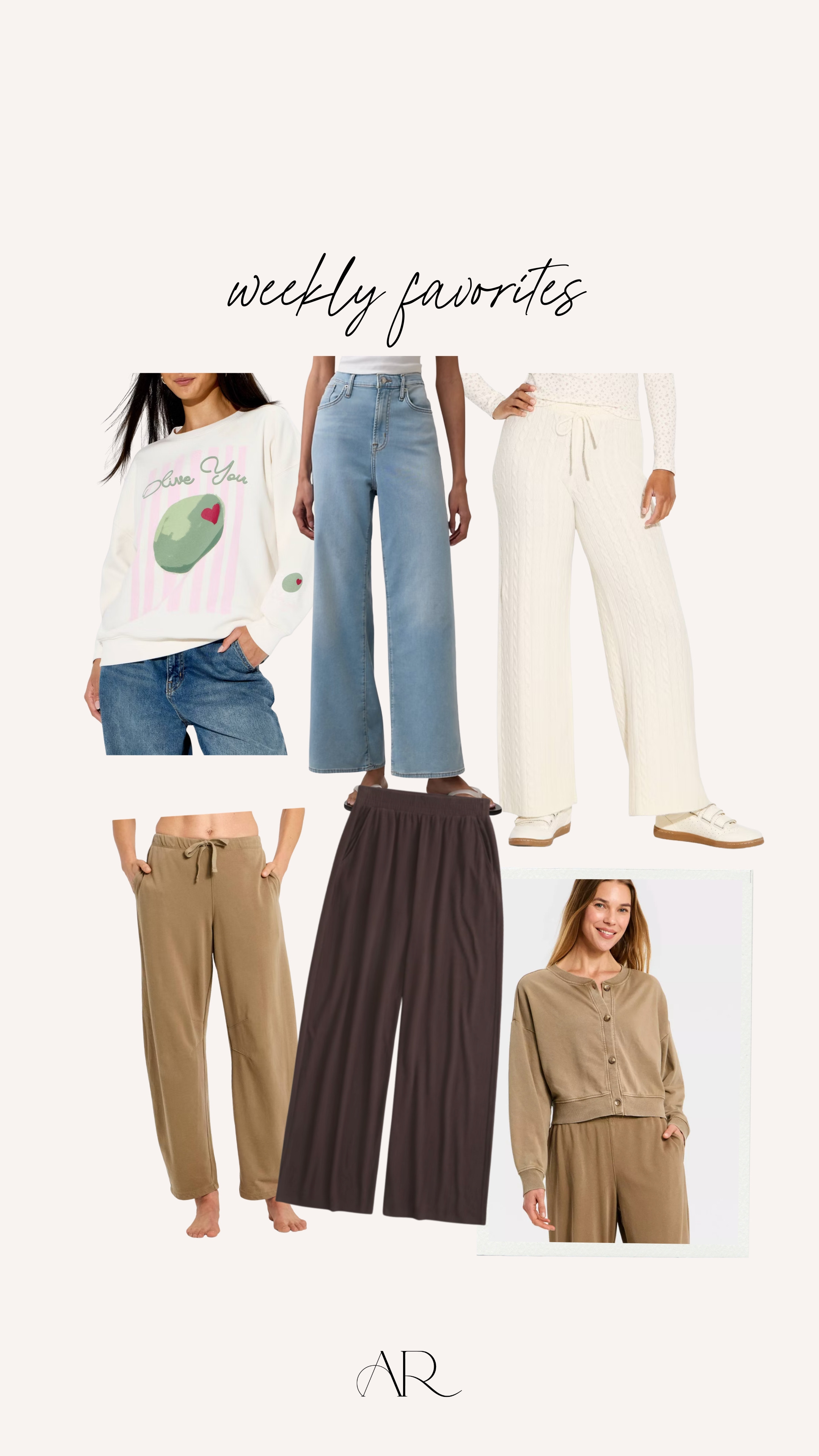 This week's favorite things- including my favorite sweatpant jeans!!

mom outfits, casual style, affordable outfit ideas 

 #LTKmomlife