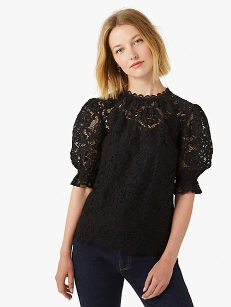 floral lace top | Kate Spade (US)
