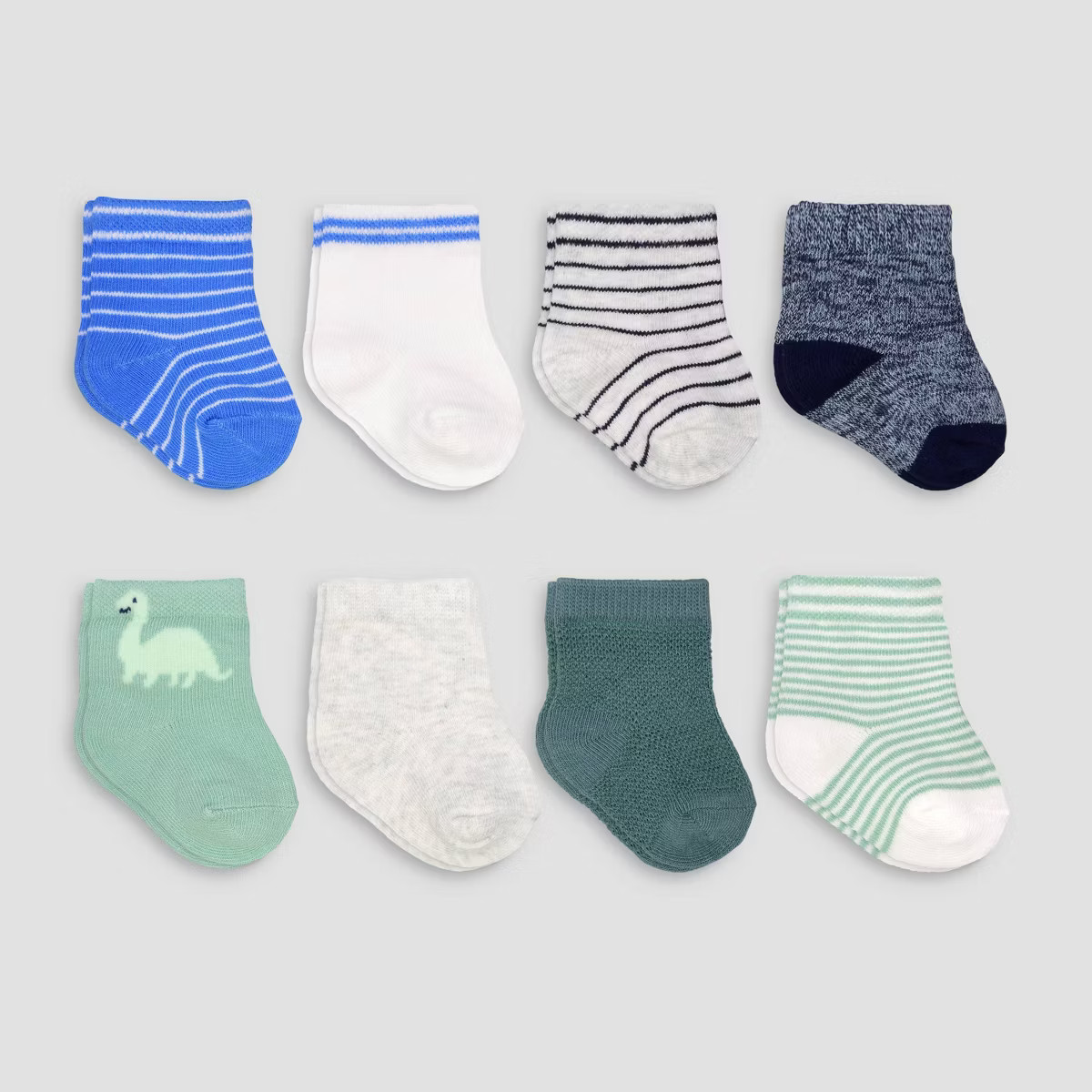 Carter's Just One You® Baby Crew B 8pk Dino Socks | Target