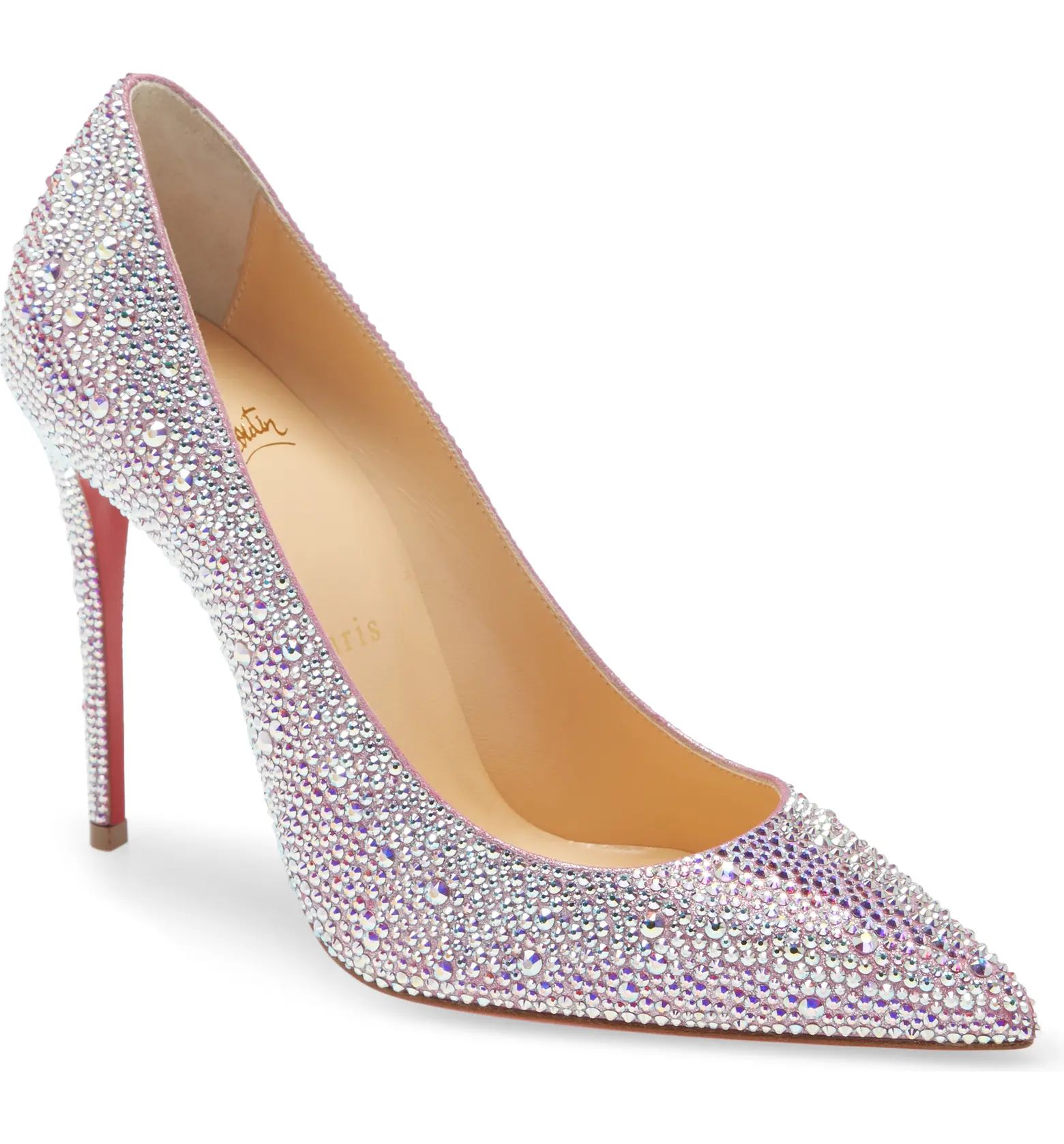 Christian Louboutin Chrisitian Louboutin Kate Crystal Embellished Pointed Toe Pump (Women) | Nord... | Nordstrom