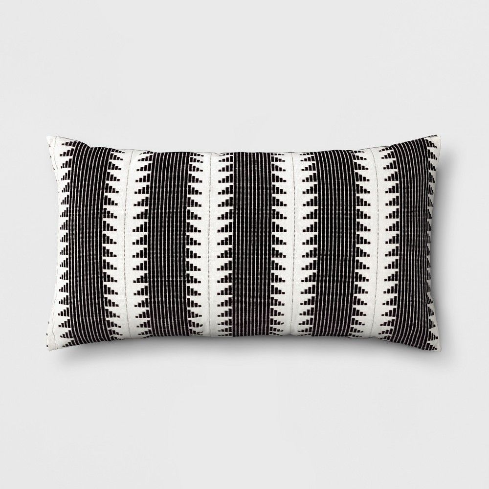 Global Oversize Lumbar Throw Pillow Black - Threshold | Target