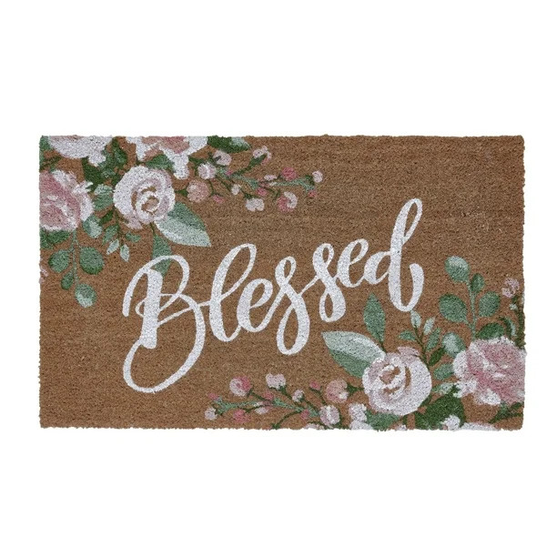 My Texas House Blessed Coir Doormat, 18" x 30" - Walmart.com | Walmart (US)