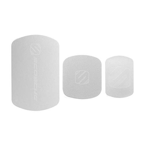 Scosche MAGRKSRI MagicMount Replacement Metal Plate Kit for Phone, Metal Plates for Magnetic Mount Cell Phone Holder for Car, Universal with All Devices and Phone Case, Silver | Amazon (US)