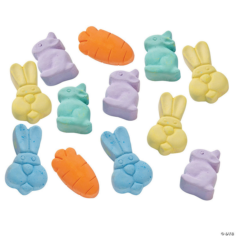 Easter Bunny Chalk Sets - 6 Pc. | Oriental Trading Company