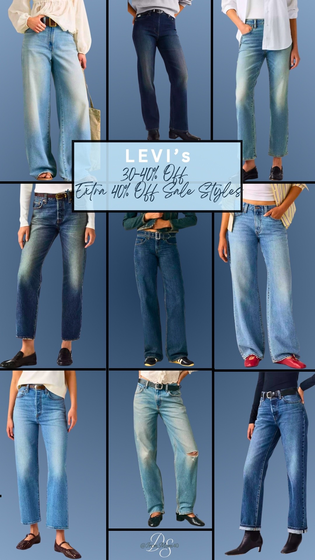 Levi’s favorite denim on sale 30-40% plus extra 30% off sale styles

#LTKOver40 #LTKSaleAlert #LTKMidsize