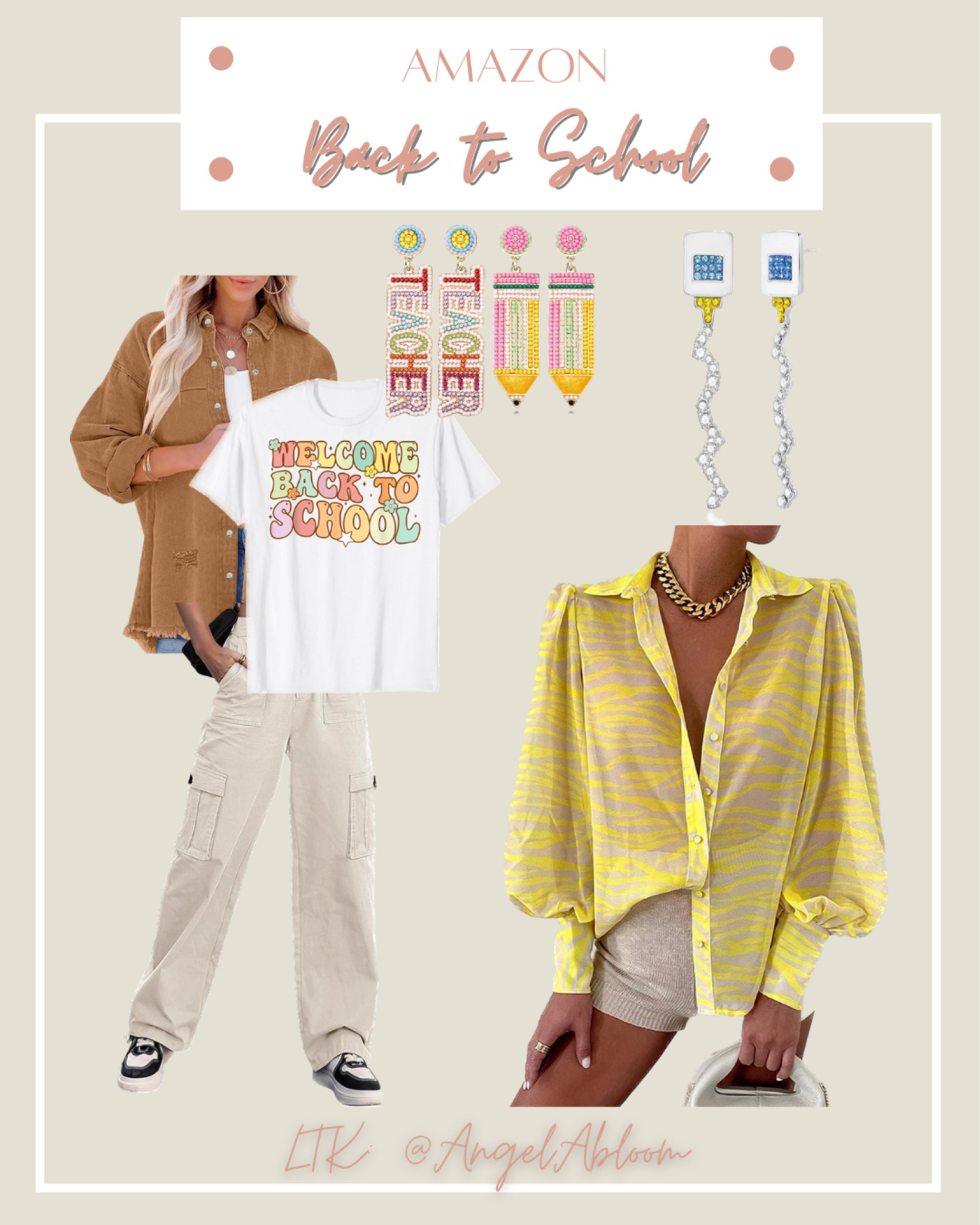 More Amazon teacher finds! So adorable!!

#amazon #backtoschool #teacheroutfit #teacherootd #teacherfashion #amazonbacktoschool #amazonfinds #teacherfinds #teacherstyle #teacher #teacherthings #teachertops #teachertees #educator #workoutfit #workootd #amazonworkfit #amazonstyle #amazonteacherfinds#LTKworkwear 

#LTKSeasonal #LTKBacktoSchool