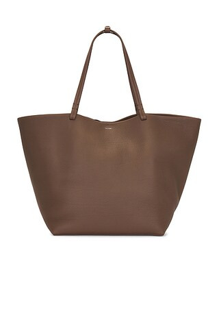 The Row XL Park Tote Bag in Dark Olive PLD | FWRD | FWRD 
