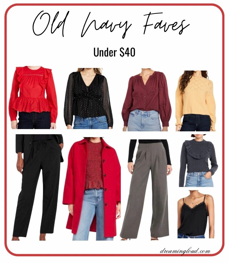 Old Navy favorites under $40, these are great for work and for holidays. Holiday Office outfit ideas 

#LTKWorkwear #LTKHoliday #LTKFindsUnder50