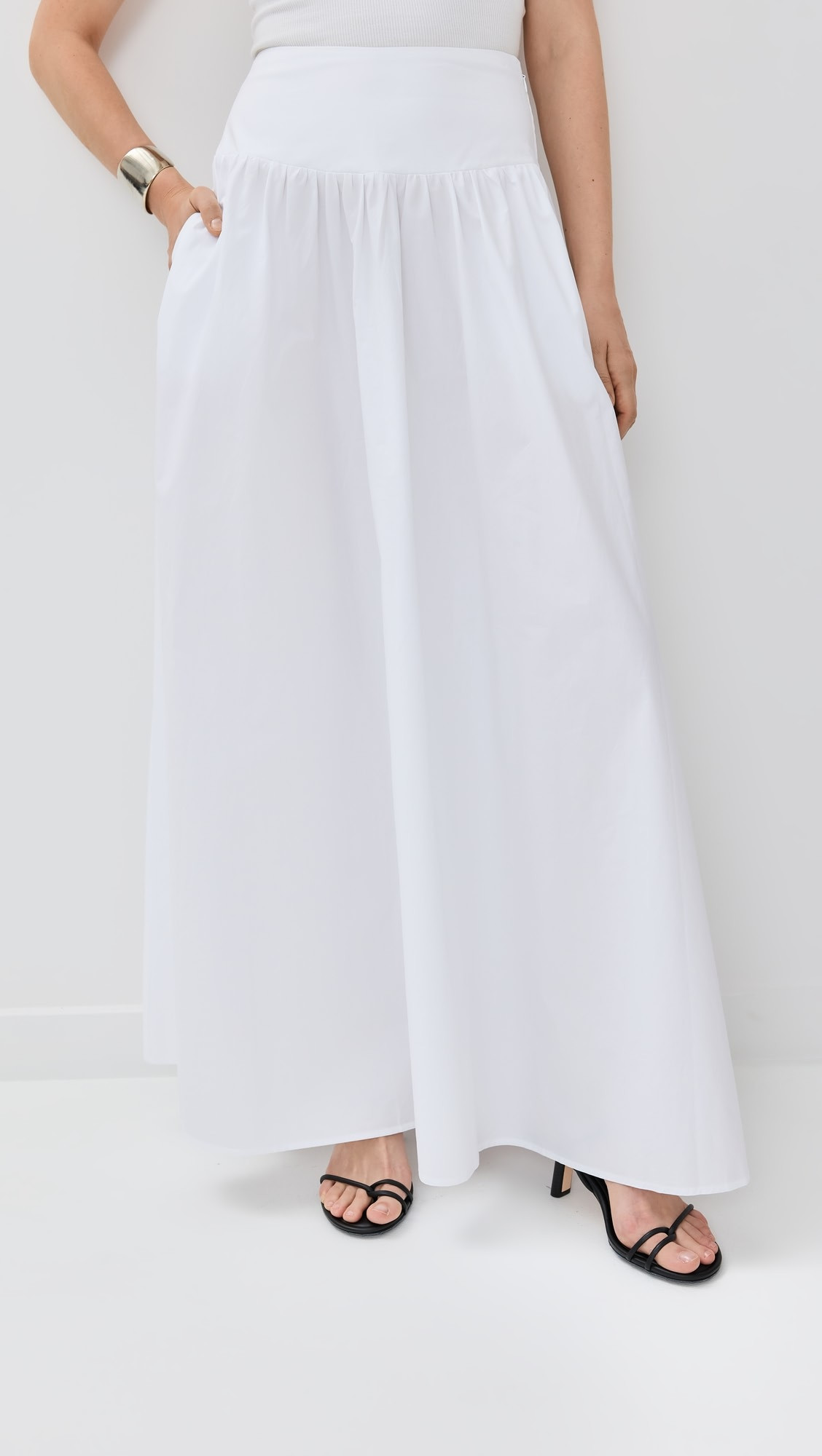 Poplin Drop Waist Skirt | Shopbop