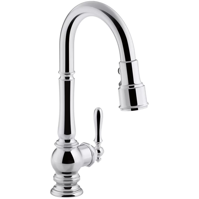 K-99261-CP Artifacts Pull Down Faucet with Docknetik® and BerrySoft™, ProMotion™, and Master... | Wayfair North America