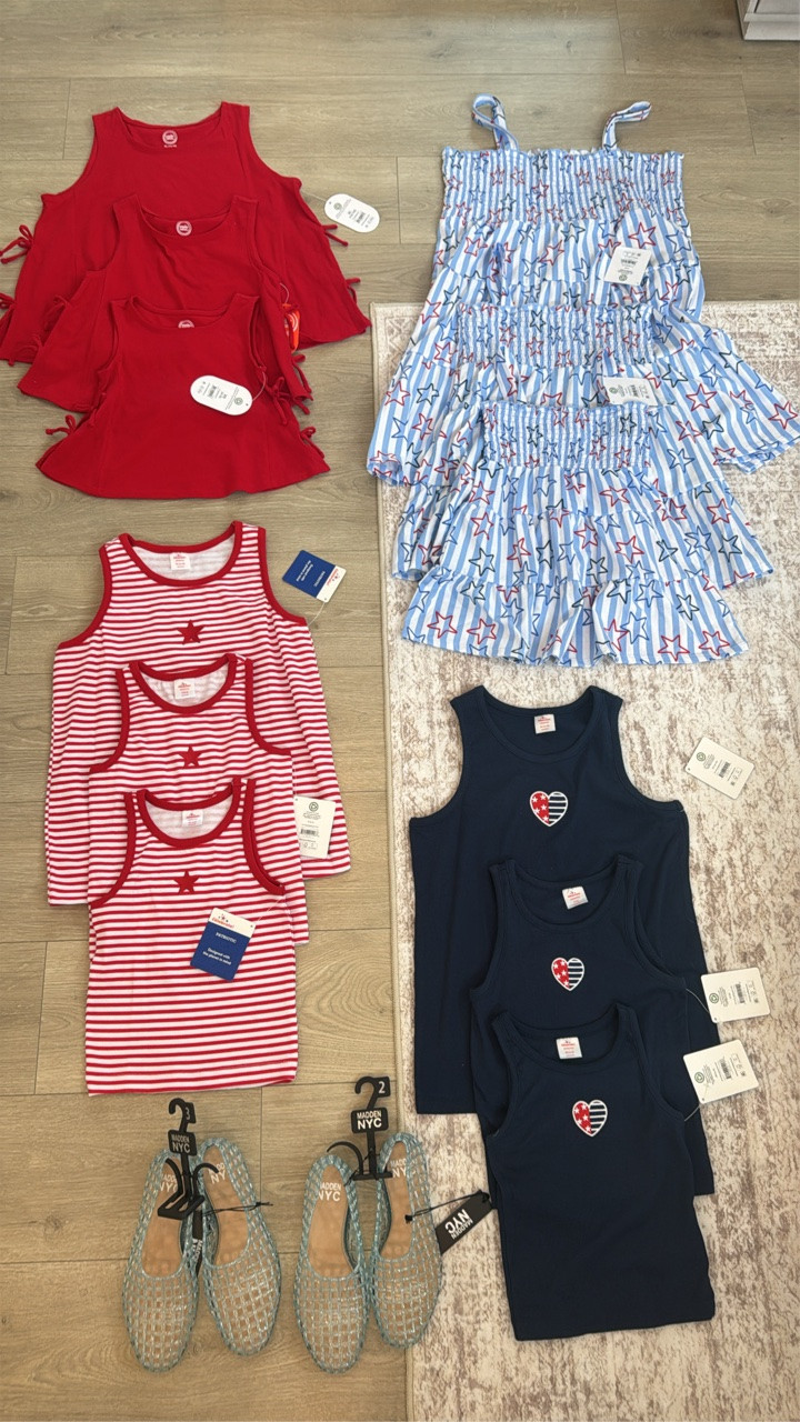 More girls Americans finds I picked up from Walmart ❤️

#walmart #walmartkids #starsandstripes #americana #patriotic #family #matching #girls #summer

#LTKmomlife #LTKKids #LTKSeasonal