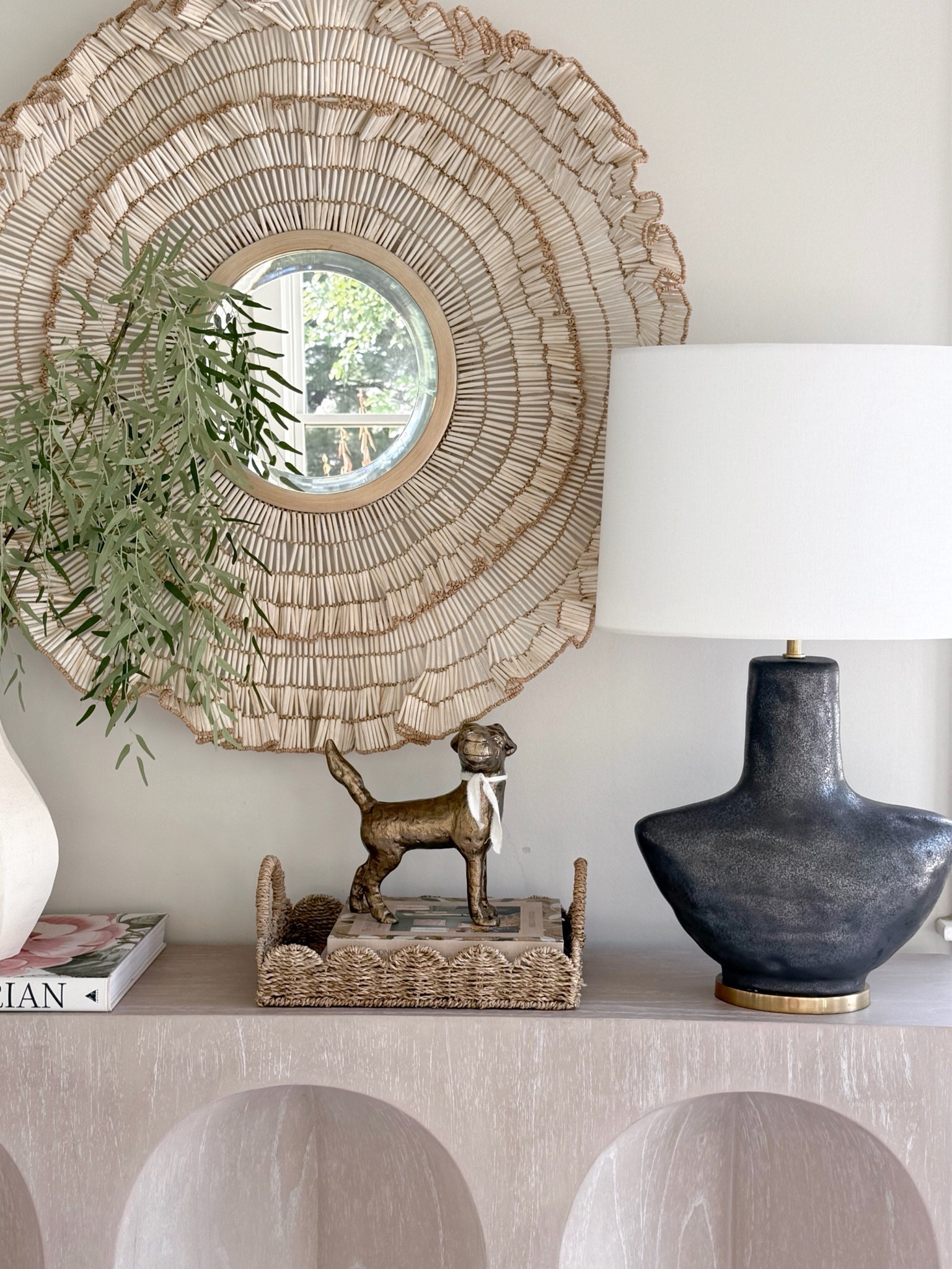 That little in-between season🤍 Still summer but fall is quietly waiting.. Soaking up every last warm evening before the house gets its moodier seasonal shift✨ Have you started decorating for Fall? This console is on major sale rn!

#LTKHome #LTKdayinmylife #LTKSaleAlert