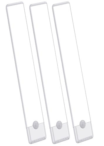 YLXS 15.9 inch Motion Sensor Under Cabinet Lights, Cool White, 3-Pack | Amazon (US)