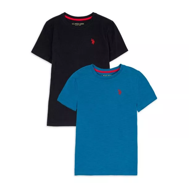 U.S. Polo Assn. Boys Polo Shirt, 2-Pack, Sizes 4-18