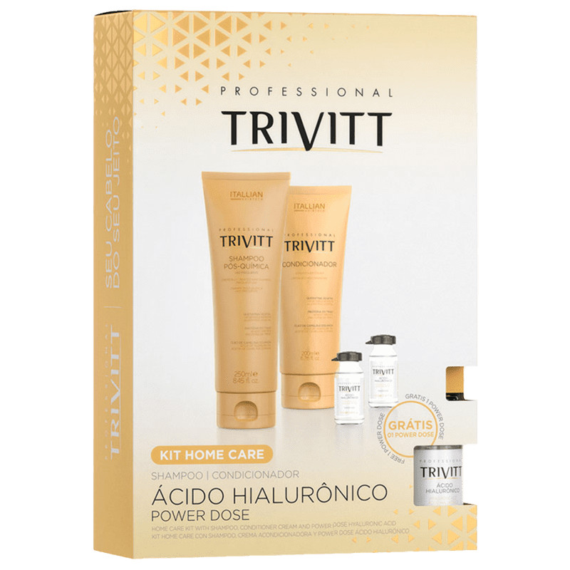Kit Itallian Hairtech Professional Trivitt Home Care (4 Produtos) | Beleza Na Web (BR)