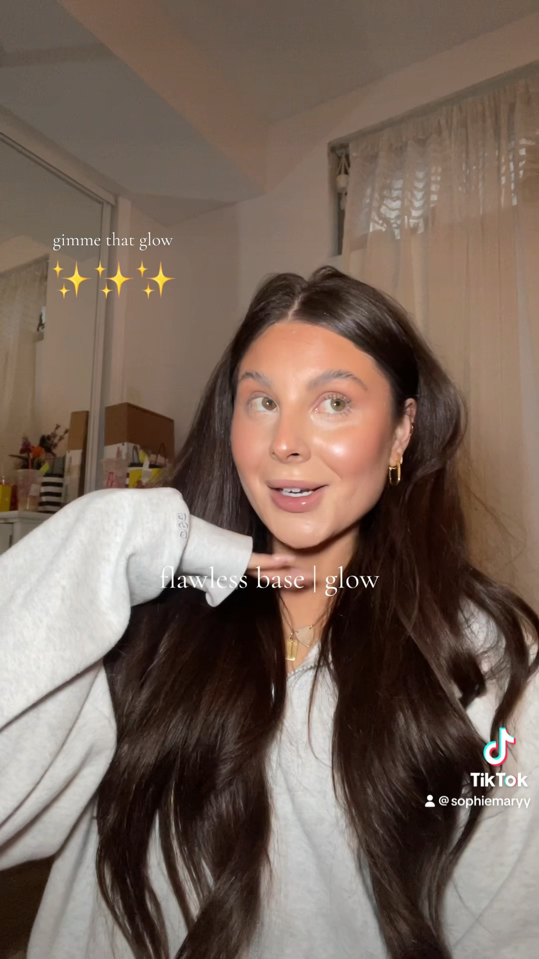 glowy makeup details 🕊️