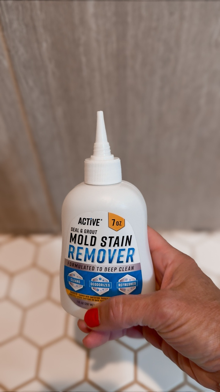 Okay, confession time 🙈 … I was so embarrassed to show how awful my shower grout had gotten. No matter how much I scrubbed, the mold stains would not budge. But I finally found THIS little miracle in a bottle and wow — game changer! 
✨ Clean grout, fresh shower, and now my shower actually feels fresh and clean again. 🙌

🔗 in my bio ✨

#ourhousetoohome #amazonfinds 
#CleaningHack #CleanTok #BathroomCleaning #GroutCleaning #BeforeAndAfter #DeepClean #ShowerCleaning #HomeHacks #amazonhome #CleanHomeHappyHome