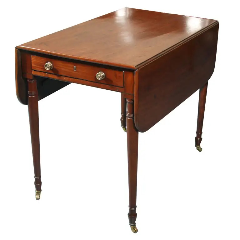 English Mahogany Pembroke Table | 1stDibs