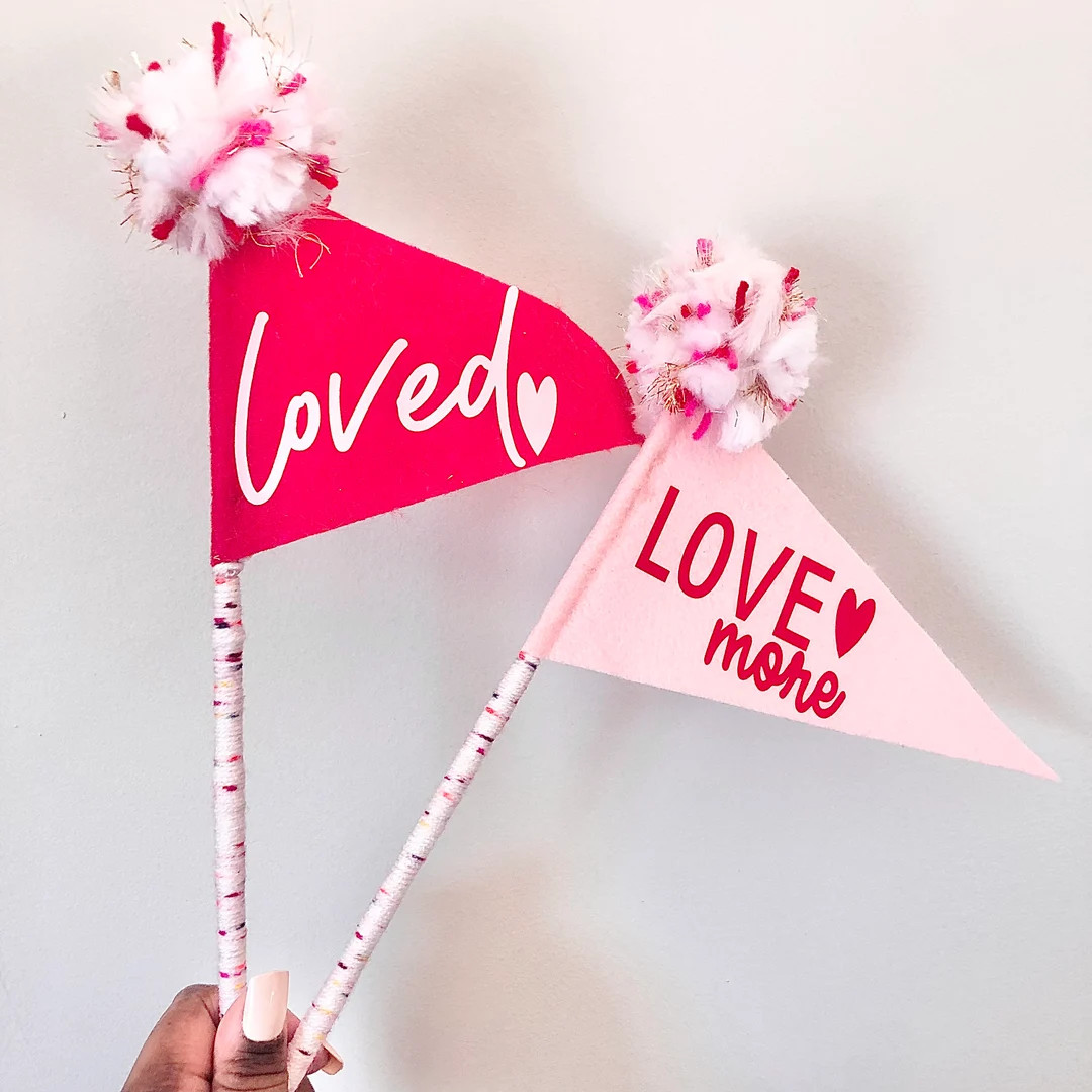 Valentines Day Pennant Flags| Valentines Day Decor | Etsy (US)