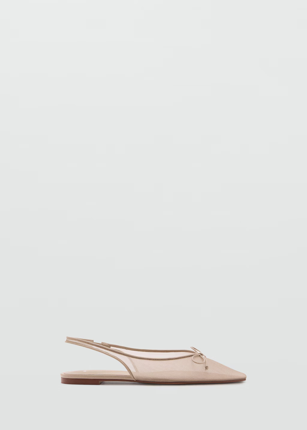 Ballet flats with bow detail | MANGO (UK)