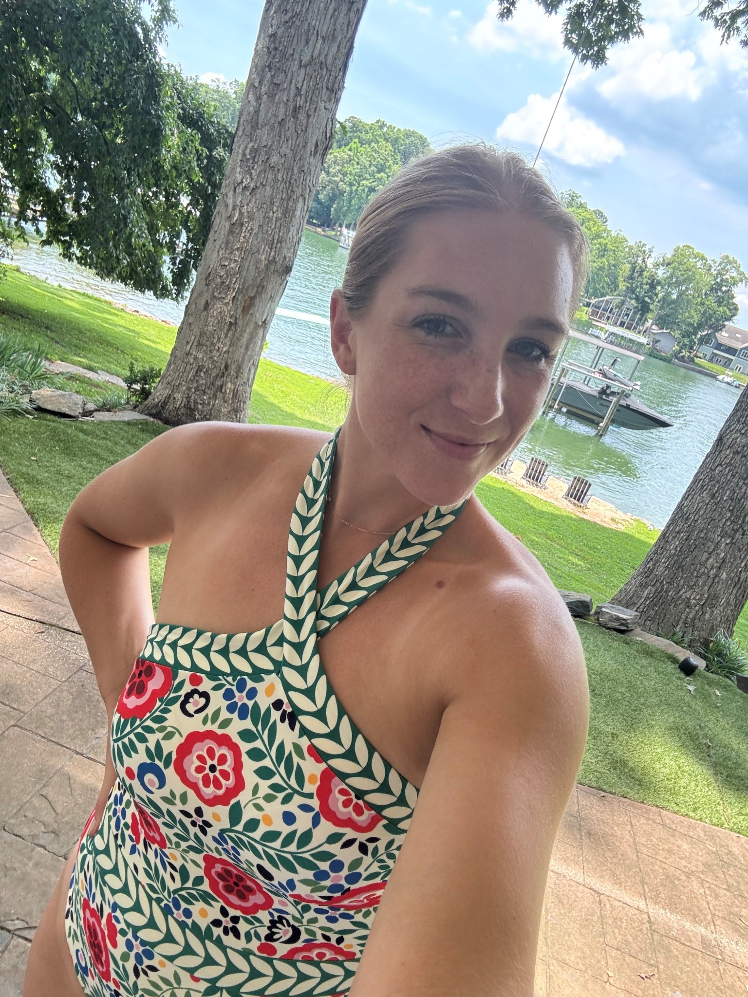 The swimsuit I got for the summer! It is my absolute favorite and is currently 15% off right now! Size up if in between sizes. 

#LTKSaleAlert #LTKSummerEdit #LTKSwim
