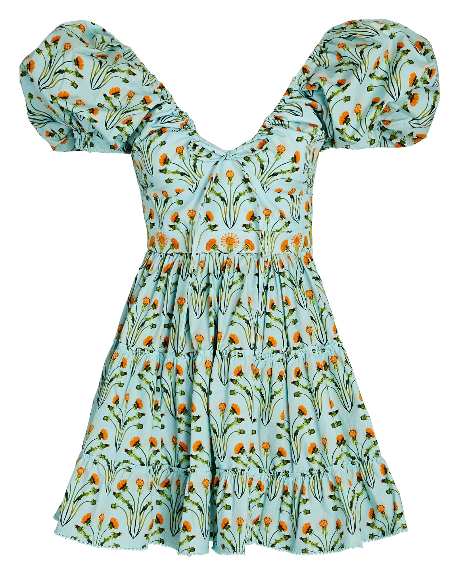 Manzanilla Puff Sleeve Floral Mini Dress | INTERMIX