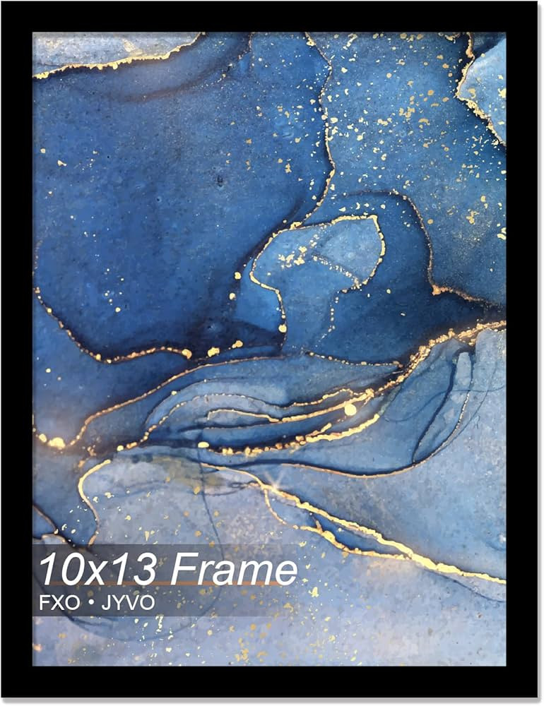 10x13 Picture Frame, Black Frame for 10 x 13 Inch Picture Poster Photo, Light Weight and High Tra... | Amazon (US)