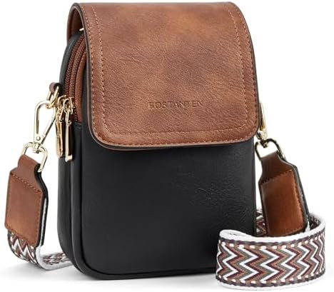 BOSTANTEN Bolsas transversais pequenas para mulheres, carteira de couro moderna, bolsas de mão, ... | Amazon (BR)