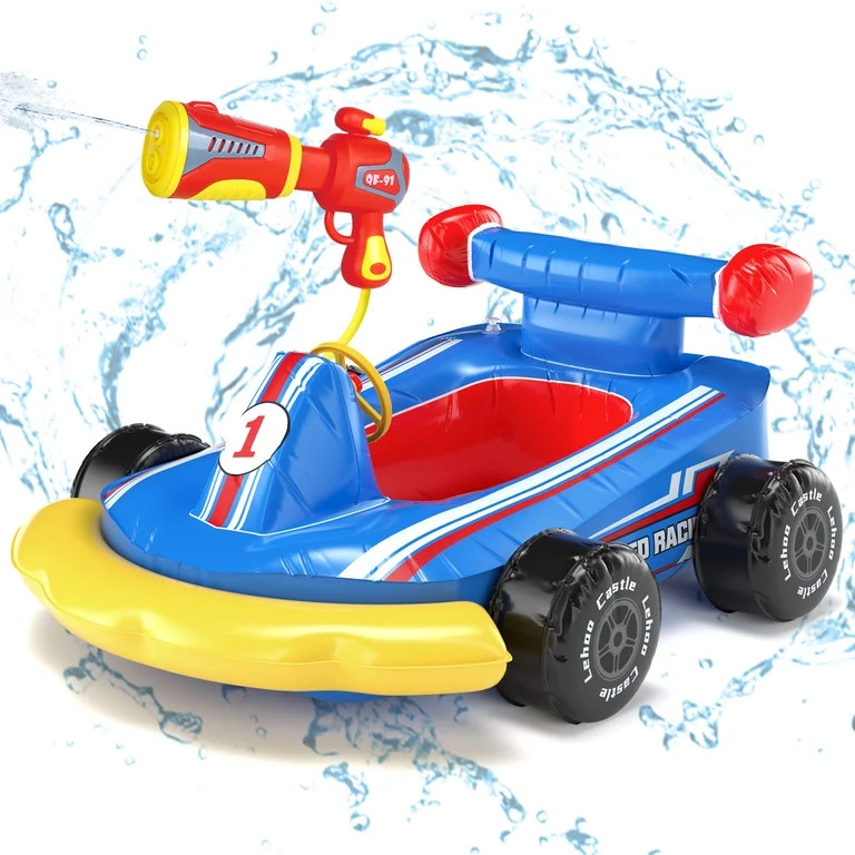 Pool Floats for Kids, Toddler Floaties with Water Blaster, Inflatable Ride-on for Boys Girls Age ... | Walmart (US)